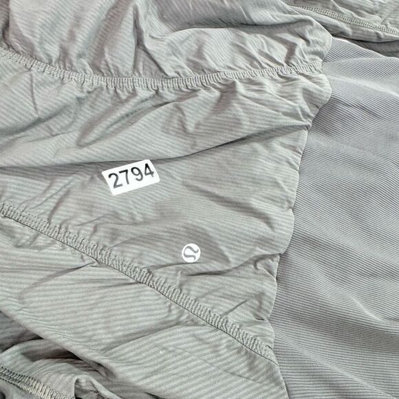 Lululemon Dance Studio Jacket Womens 10 Gray Full Zip Hooded Activewear - Picture 10 of 10